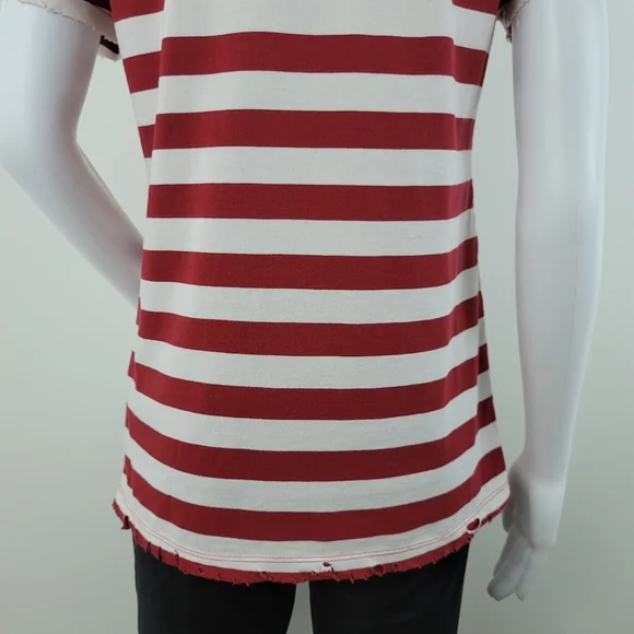 RtA Nicola 100% Cotton Distressed Tee - Picture 12 of 15